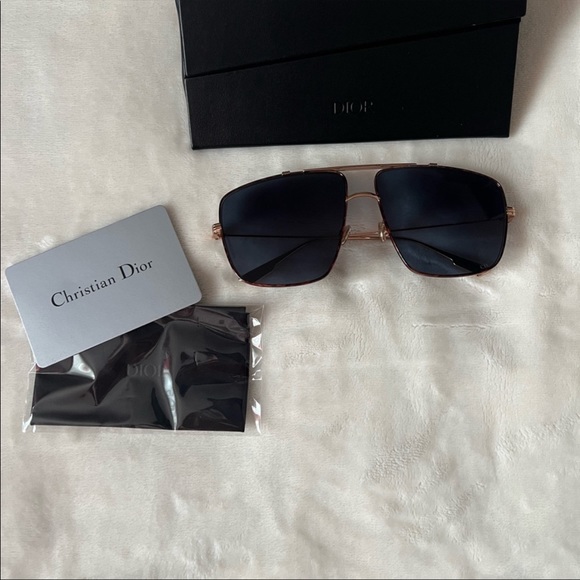 Christian Dior Monsieur2 64mm Oversize Aviator Sunglasses - Picture 2 of 7